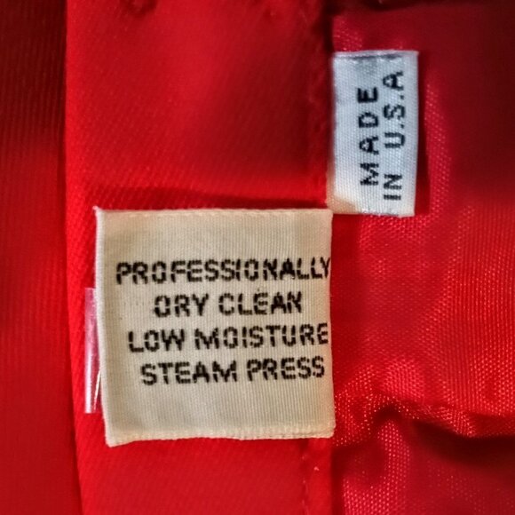 Vintage David Hayes Saks Fifth Avenue Wool Striped Jacket Skirt Suit - Picture 12 of 12